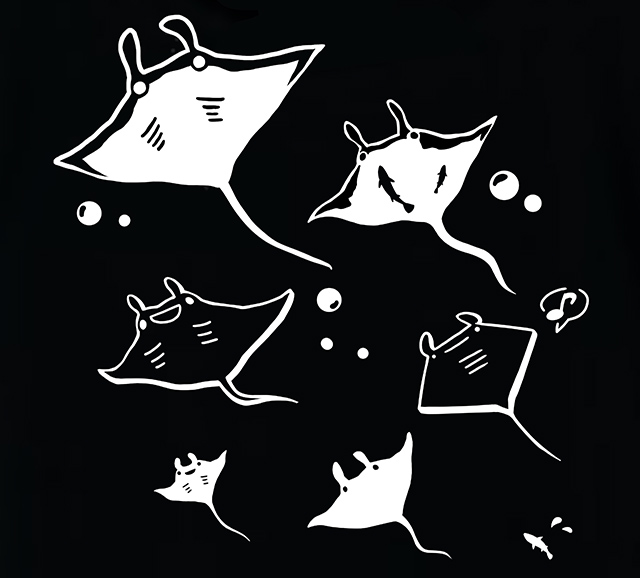 マンタtシャツ めんだこ工房